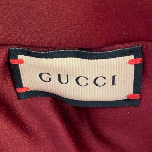 GUCCI FW21 Size M Black Velvet Leather Trim Cotton Riding Helmet - Picture 7 of 12